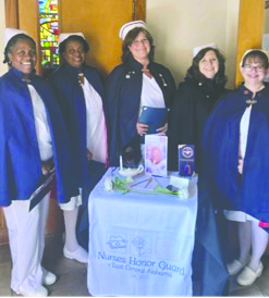 Nurses Honor Guard pays tribute to Edith James, LPN, in Tuskegee