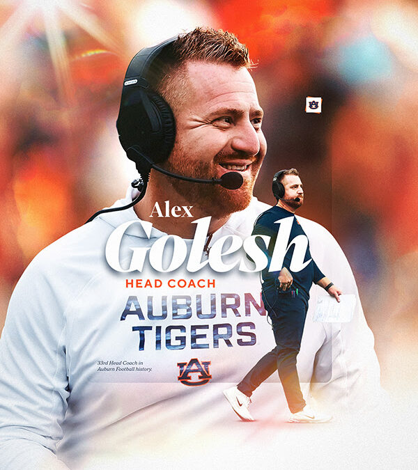 Alex Golesh Named Auburn Football Head Coach