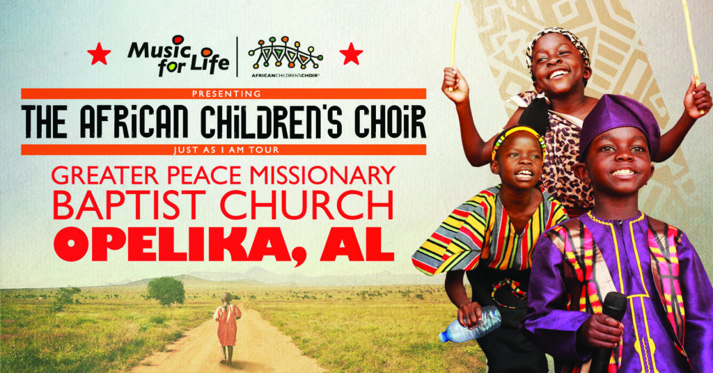 African Children’s Choir to visit Opelika Feb. 27