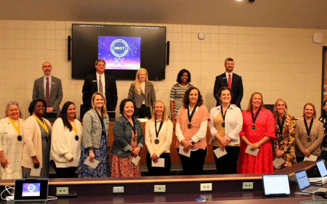 Auburn School Board recognized state champion athlete, teachers