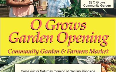 O Grows invites the community to Garden Opening