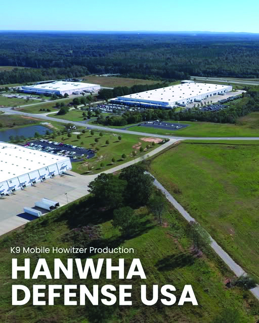 Hanwha invests in U.S. production of K9 Mobile Howitzer in Opelika
