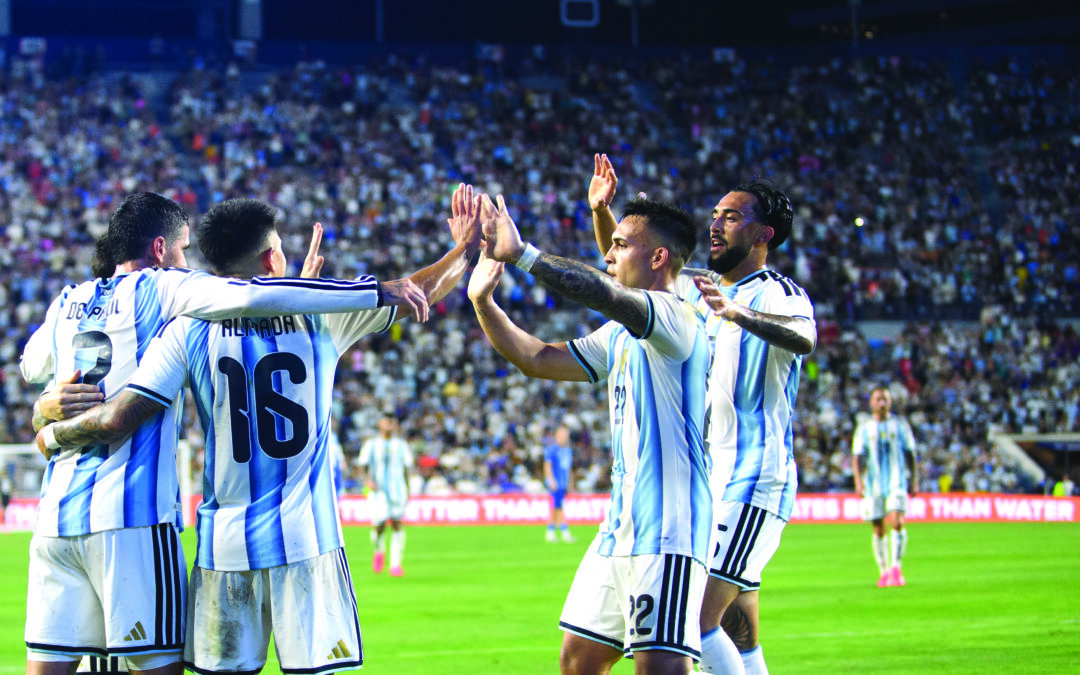Argentina dominate in 3-0 friendly win