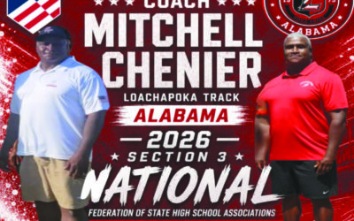 Chenier named one of nation’s top track coaches