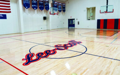 Lee-Scott reveals updated gymnasium