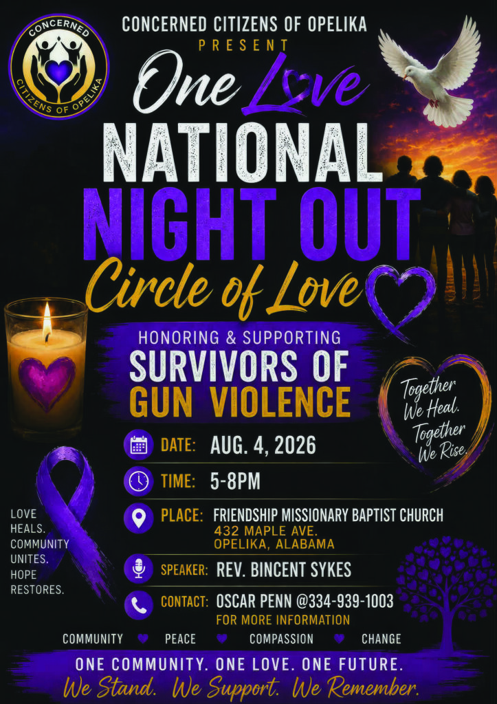 One Love National Night Out Event Planned
