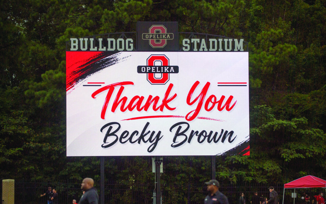 Brown honored for 20 years of service