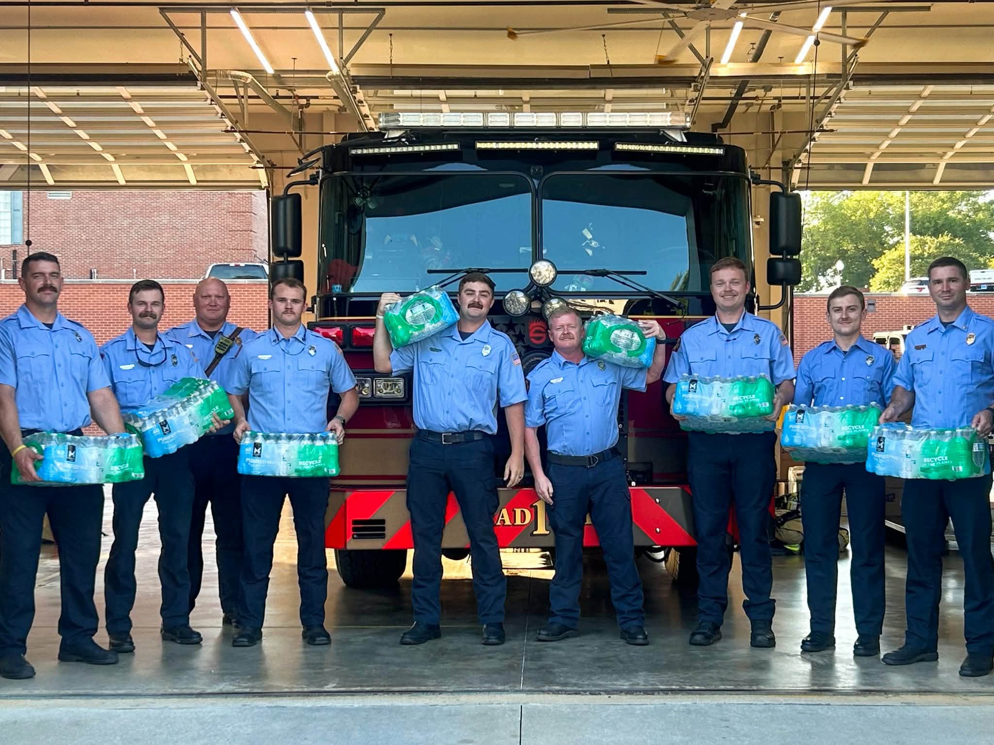 Student Led Hydration Tour Makes Stop At Opelika Fire Department