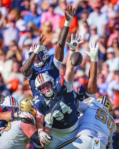 Mabson’s punt block helps spark Auburn