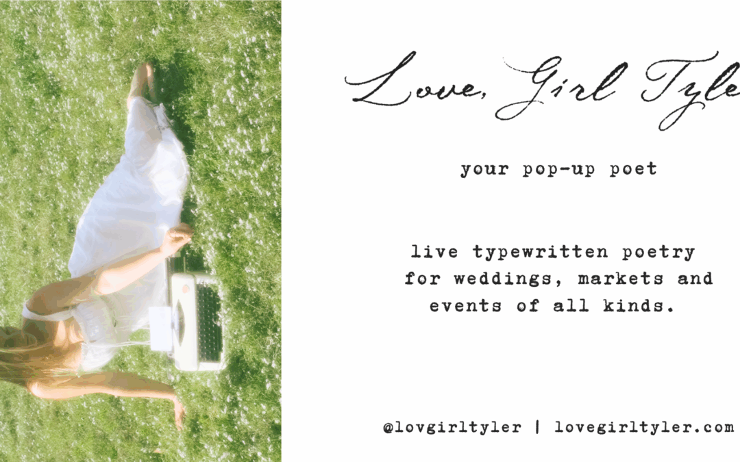 Love, Girl Tyler turns stories into poetry